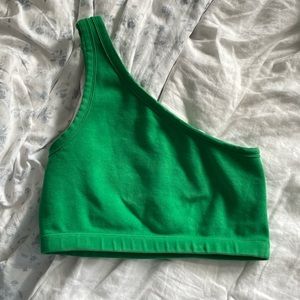 One Shoulder Crop